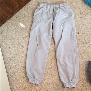 Brandy Melville Light Purple Sweatpants with New York Logo
